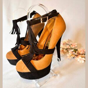 Jacobie Black & Brown Platforms